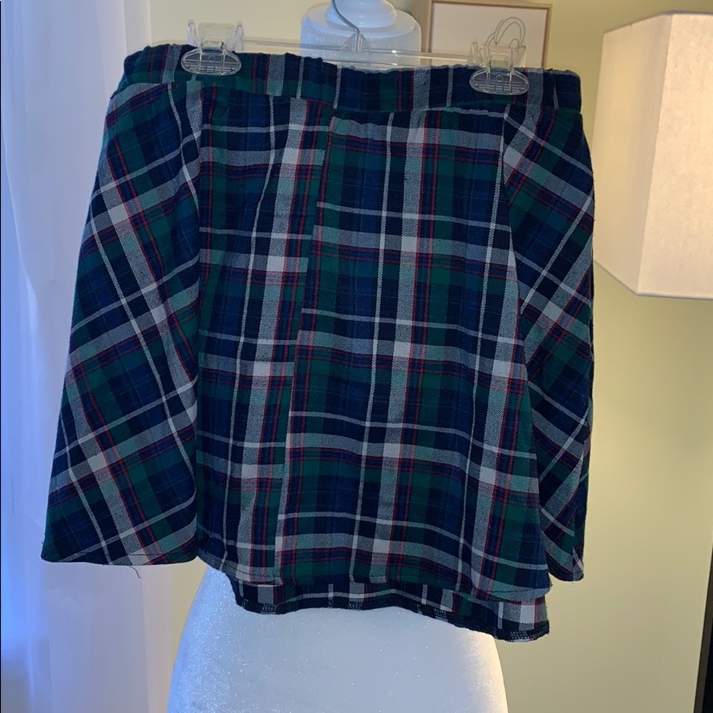 Plaid Mini Skirt